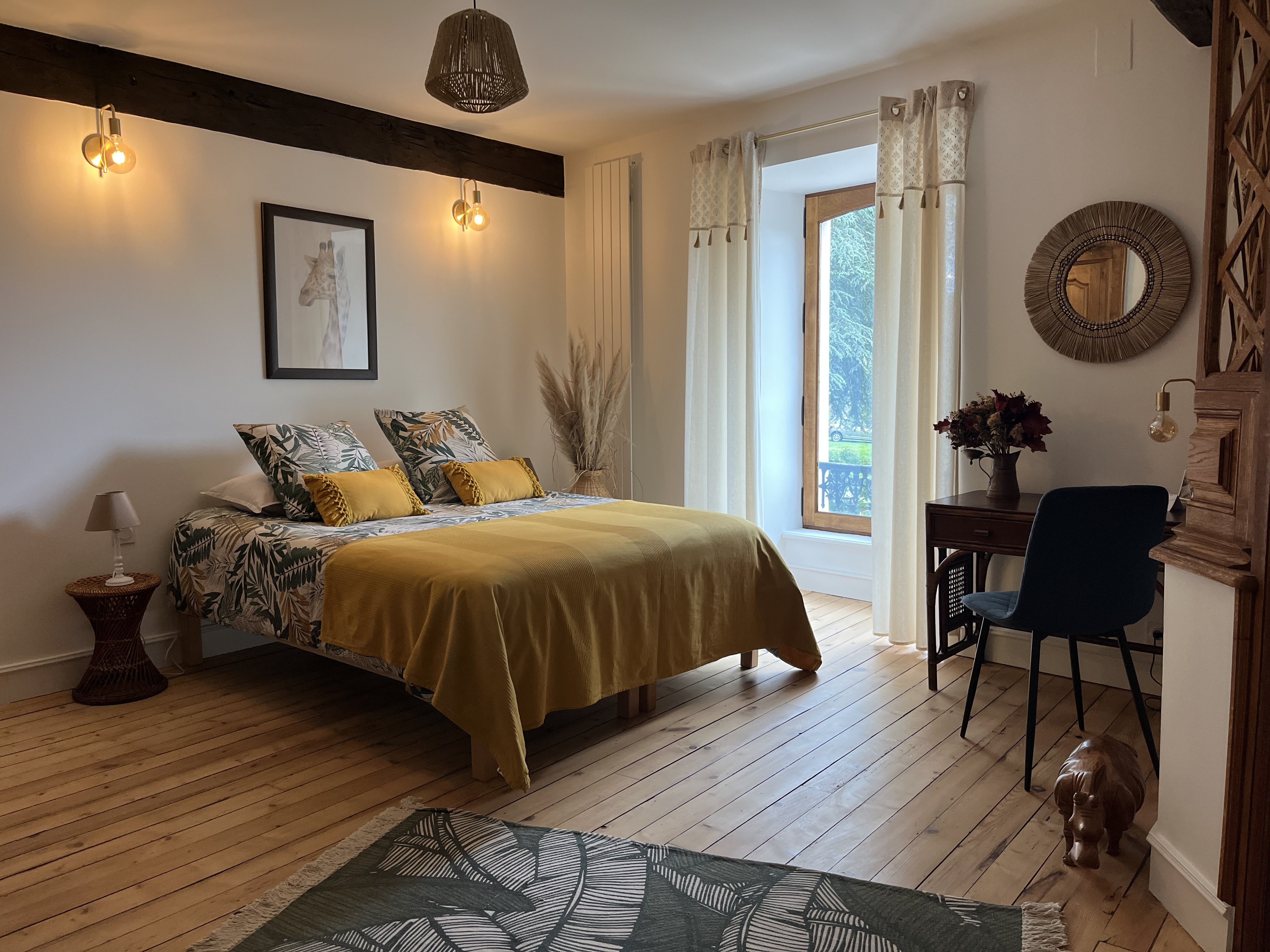 La chambre BAMBOU sur le catalogue des hébergements du Domaine de la Belle Avette