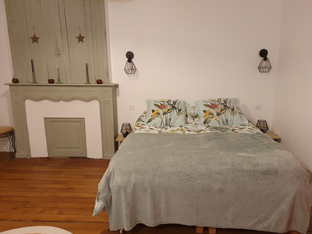 Photo de la chambre "Eucalyptus" du Domaine de la Belle Avette à Lassay-Les-Chateaux en Mayenne